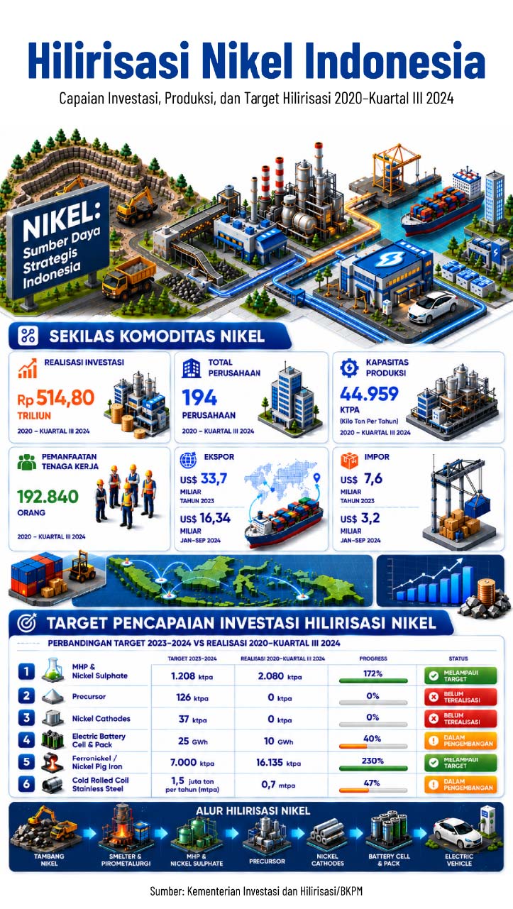 Hilirisasi Nikel Indonesia