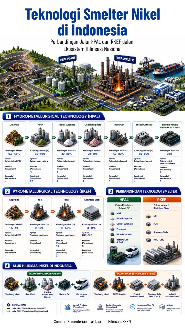 Teknologi Smelter Nikel di Indonesia